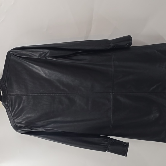 Rebecca Taylor Black Vegan  Leather Women's Jacket - Picture 6 of 6